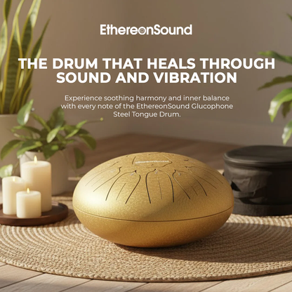 EthereonSound Glucophone Steel Tongue Drum