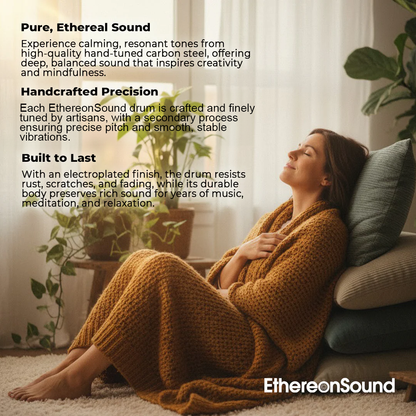 EthereonSound Glucophone Steel Tongue Drum