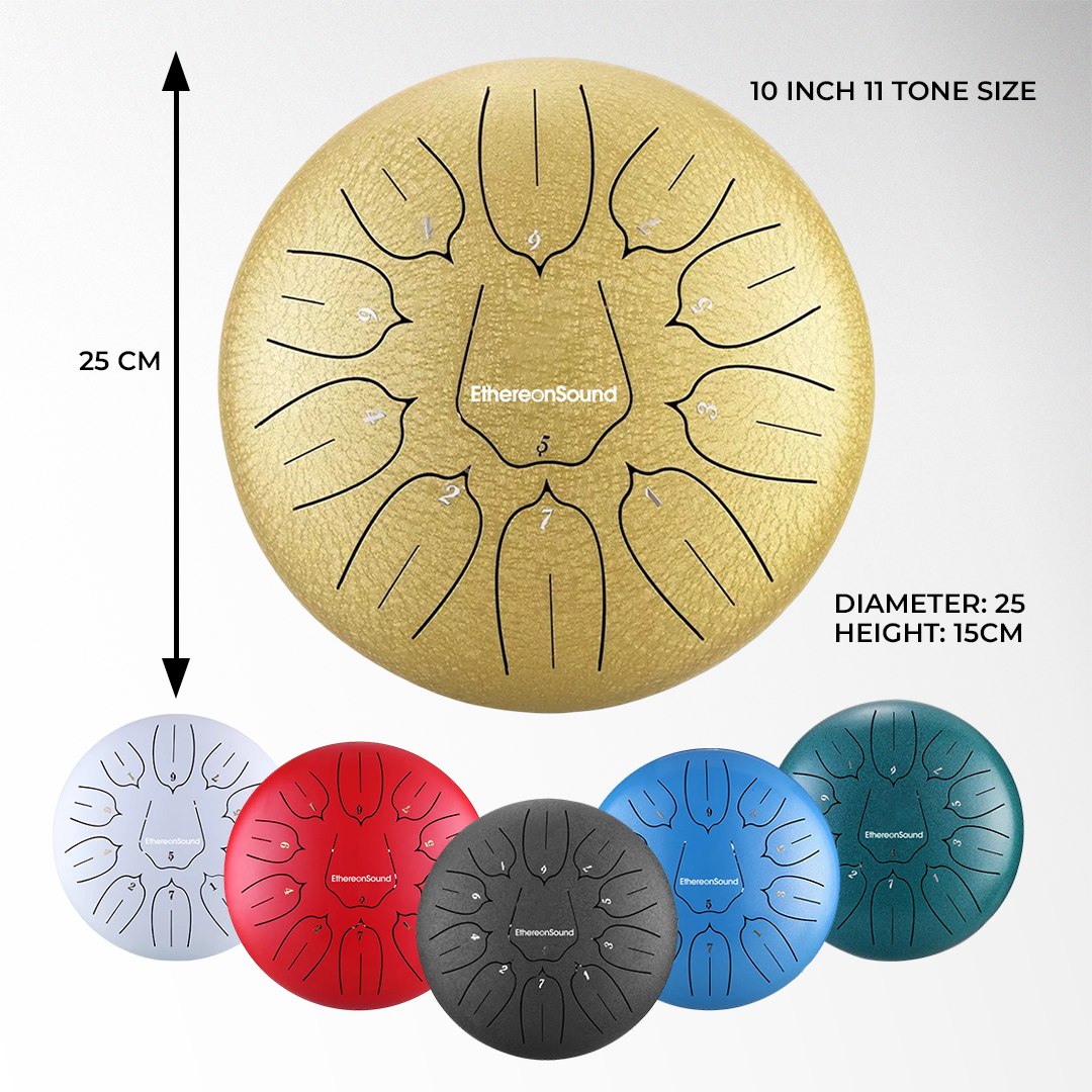 EthereonSound Glucophone Steel Tongue Drum