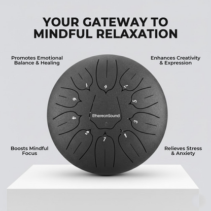 EthereonSound Glucophone Steel Tongue Drum